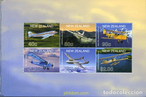 Sellos: 571970 MNH NUEVA ZELANDA 2001 AVIONES