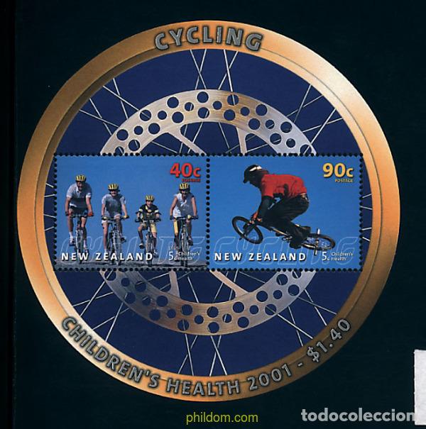 Sellos: 80524 MNH NUEVA ZELANDA 2001 SALUD INFANTIL