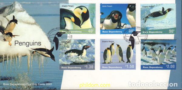 Sellos: 429381 MNH NUEVA ZELANDA. Dependencia Ross 2001 PINGUINOS
