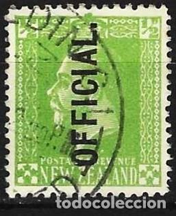 Sellos: Nueva Zelanda 1915 - Mi D20 A - YT S 52 - Rey Jorge VI ( Sello de Servicio )