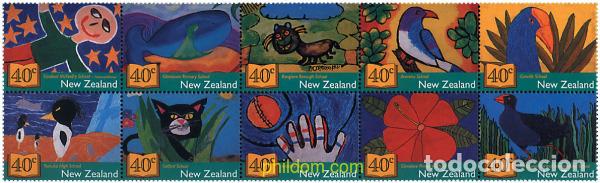 Sellos: 4776 MNH NUEVA ZELANDA 2002 DIBUJOS INFANTILES