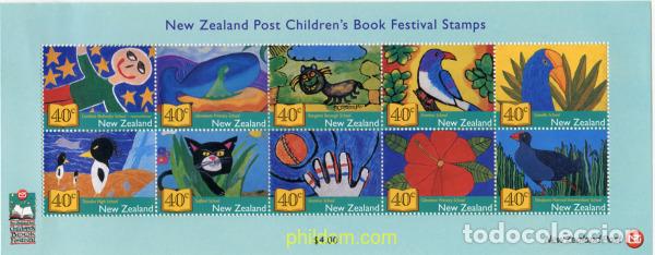 Sellos: 131563 MNH NUEVA ZELANDA 2002 DIBUJOS INFANTILES
