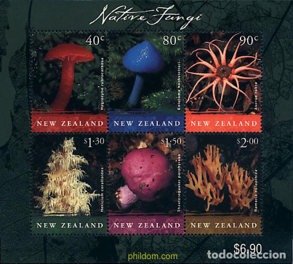 Sellos: 349451 MNH NUEVA ZELANDA 2002 SETAS