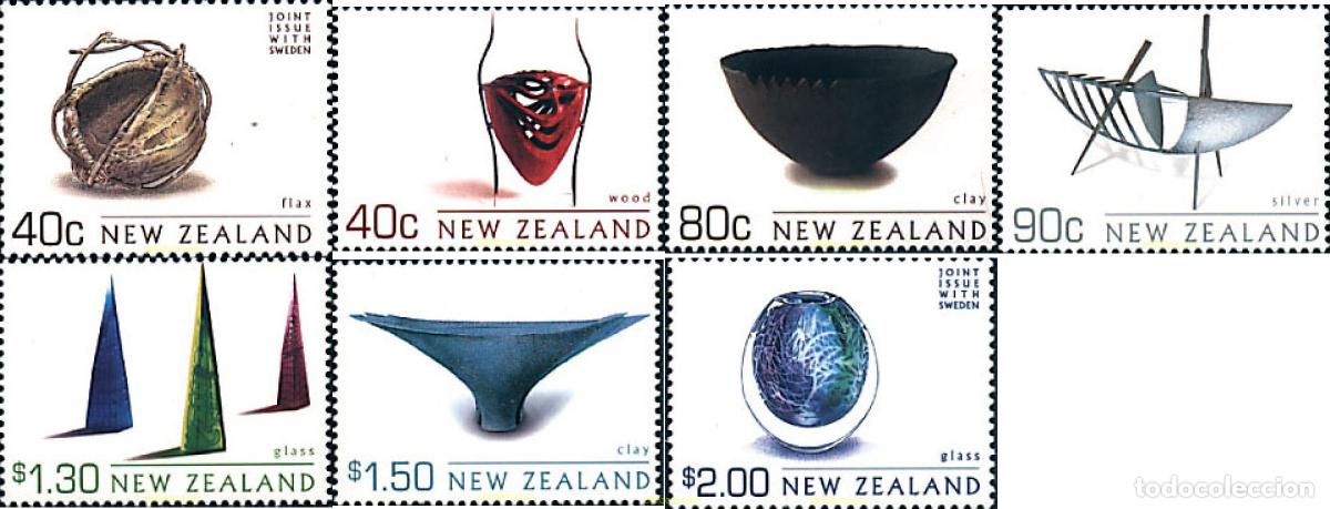Sellos: 93804 MNH NUEVA ZELANDA 2002 ARTE Y ARTESANIA