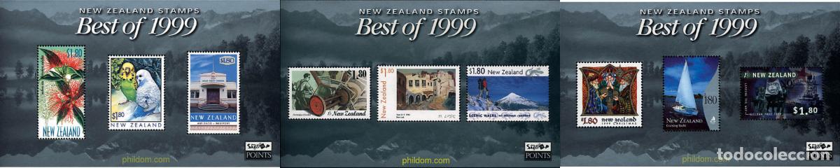 Sellos: 95608 MNH NUEVA ZELANDA 2000 LOS MEJORES SELLOS DEL A&Ntilde;O 1999