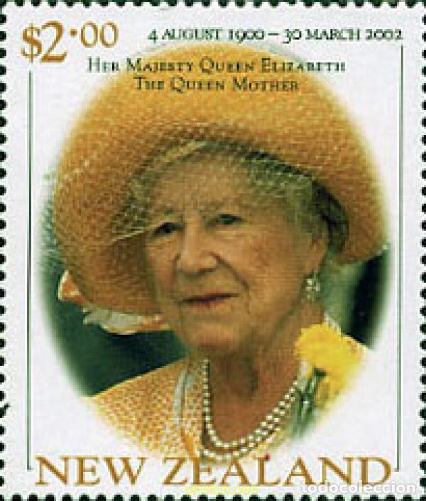Sellos: 98149 MNH NUEVA ZELANDA 2002 EN HOMENAJE A LA REINA MADRE