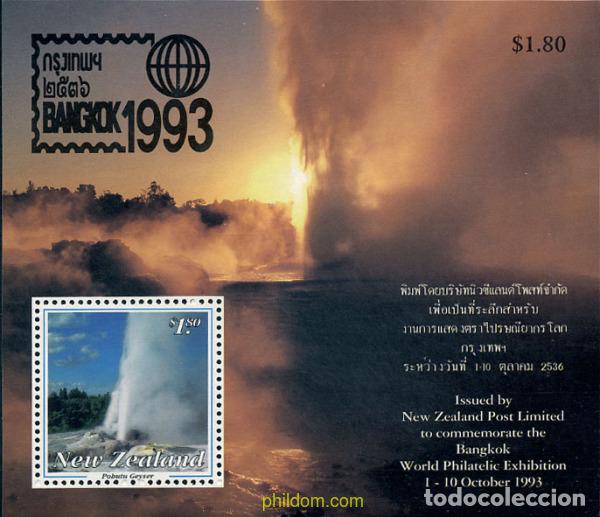 Sellos: 220350 MNH NUEVA ZELANDA 1993 BANGKOK 1983. EXPOSICION FILATELICA INTERNACIONAL