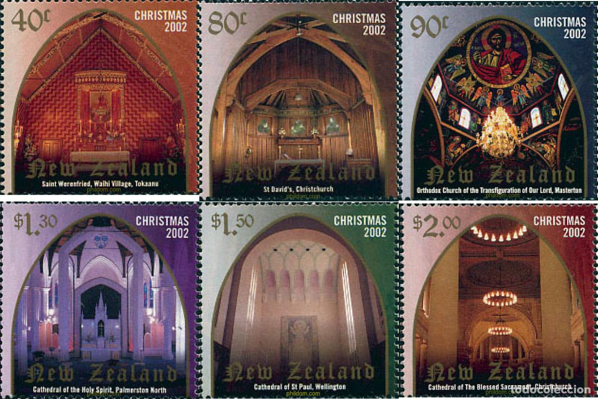 Sellos: 101254 MNH NUEVA ZELANDA 2002 NAVIDAD