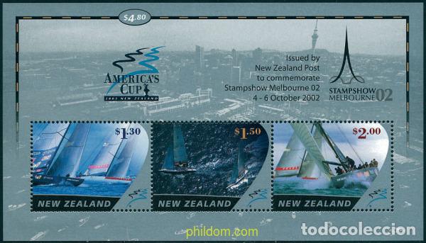 Sellos: 101966 MNH NUEVA ZELANDA 2002 STAMP SHOW 2002. EXPOSICION FILATELICA INTERNACIONAL