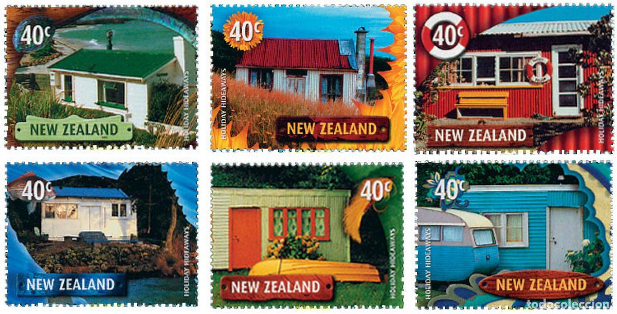 Sellos: 104014 MNH NUEVA ZELANDA 2002 CABA&Ntilde;AS DE VACACIONES
