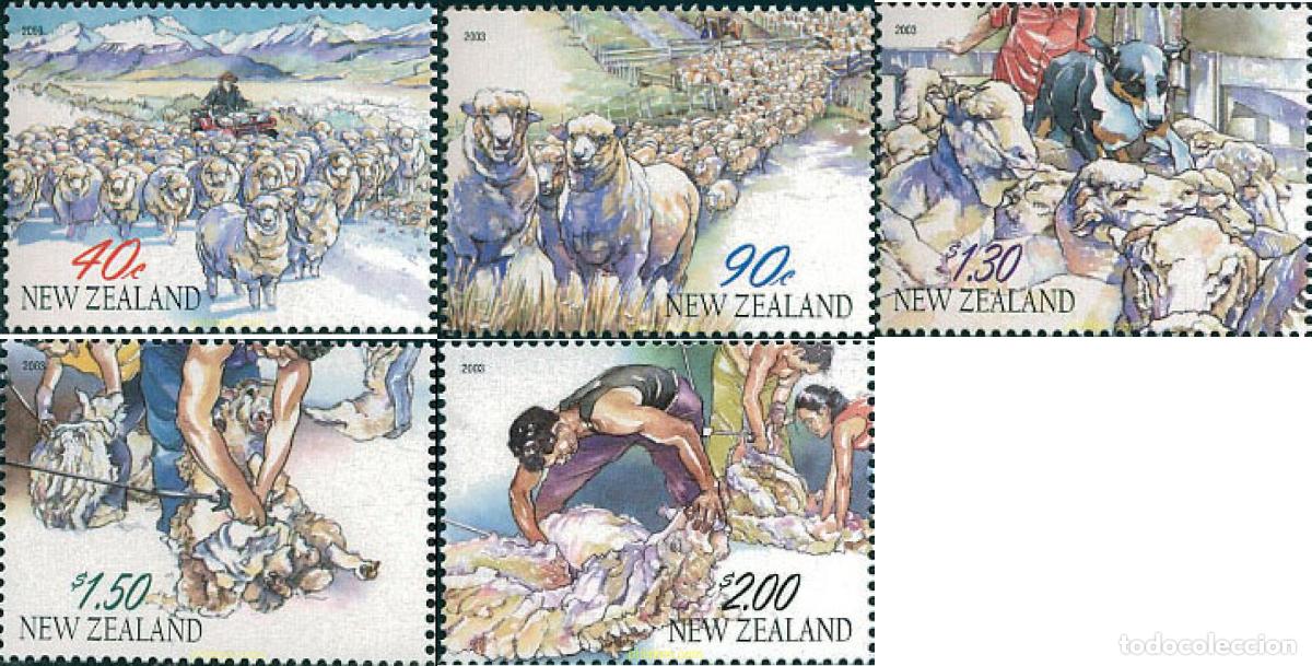 Sellos: 114522 MNH NUEVA ZELANDA 2003 A&Ntilde;O LUNAR CHINO - A&Ntilde;O DE LA CABRA