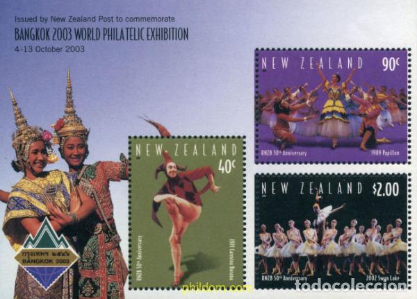 Sellos: 133327 MNH NUEVA ZELANDA 2003 BANGKOK 2003. EXPOSICION FILATELICA INTERNACIONAL