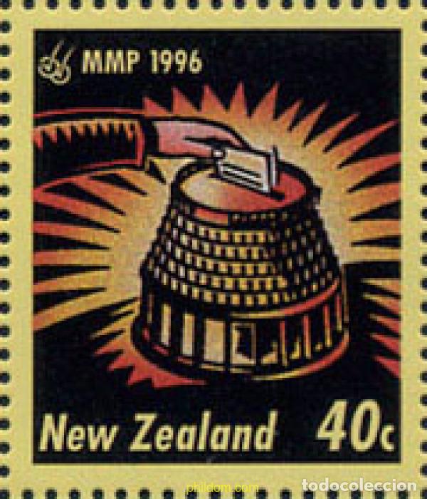 Sellos: 134472 MNH NUEVA ZELANDA 1996 ELECCIONES PARLAMENTO