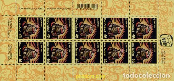 Sellos: 134473 MNH NUEVA ZELANDA 1996 ELECCIONES PARLAMENTO