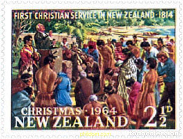 Sellos: 134485 MNH NUEVA ZELANDA 1964 NAVIDAD