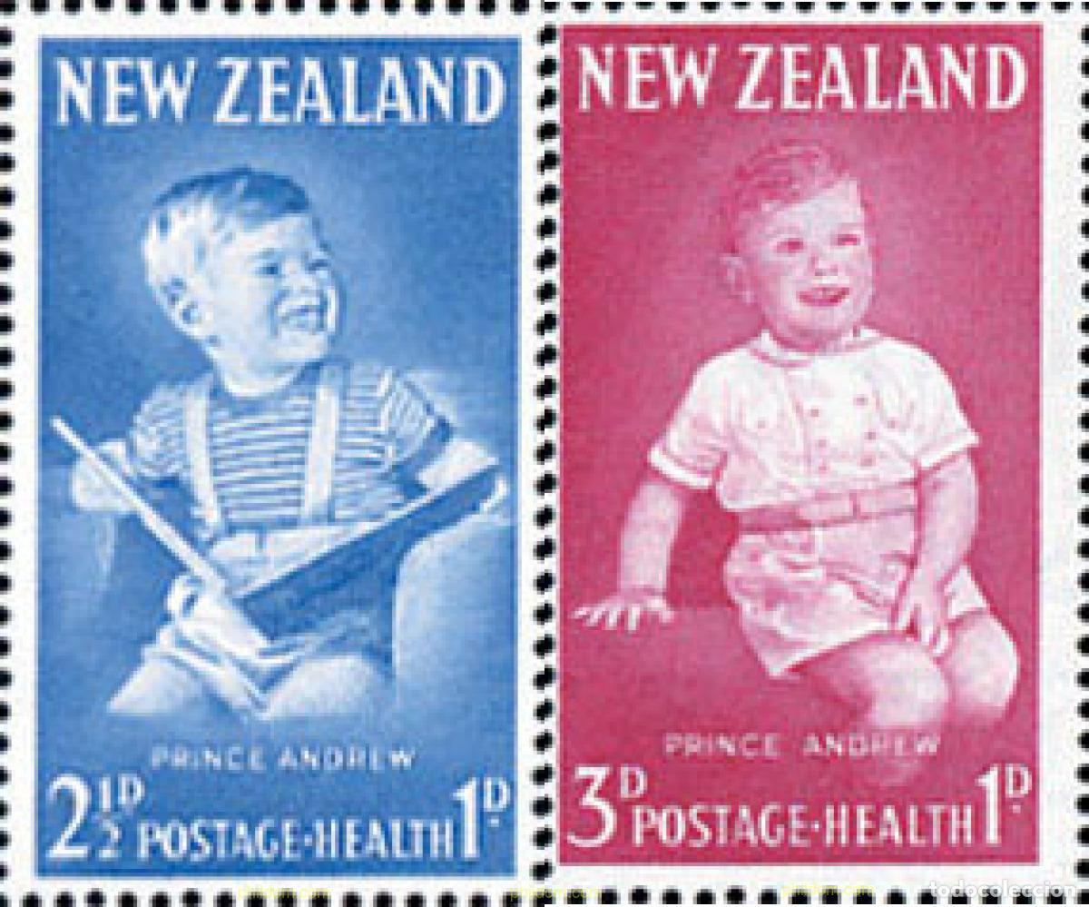 Sellos: 134481 MNH NUEVA ZELANDA 1963 SOBRETASA POR LA SANIDAD Y LA INFANCIA