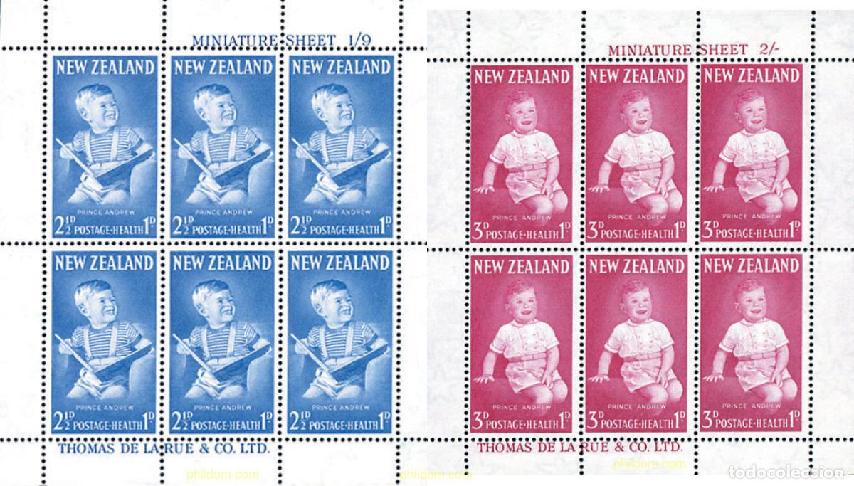 Sellos: 134482 MNH NUEVA ZELANDA 1963 SOBRETASA POR LA SANIDAD Y LA INFANCIA