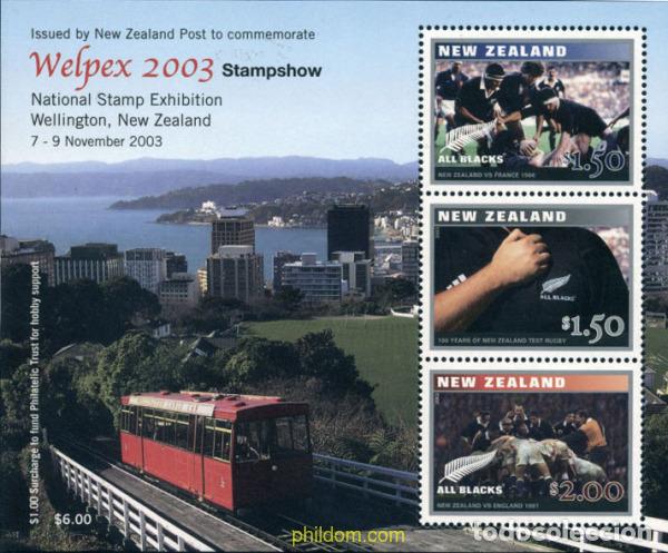 Sellos: 136633 MNH NUEVA ZELANDA 2003 WELPEX 2003. EXPOSICION FILATELICA NACIONAL