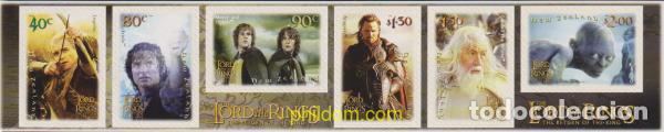 Sellos: 627188 MNH NUEVA ZELANDA 2003 EL SE&Ntilde;OR DE LOS ANILLOS