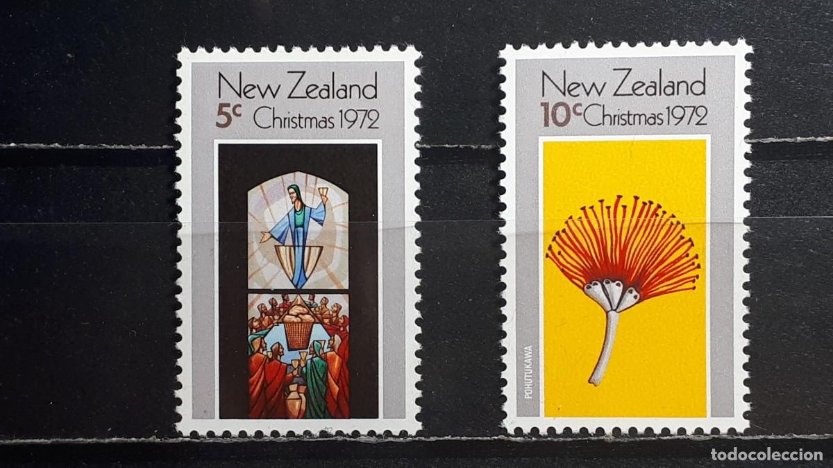 Sellos: NUEVA ZELANDA. A&Ntilde;O 1972. **. YVERT 574/5