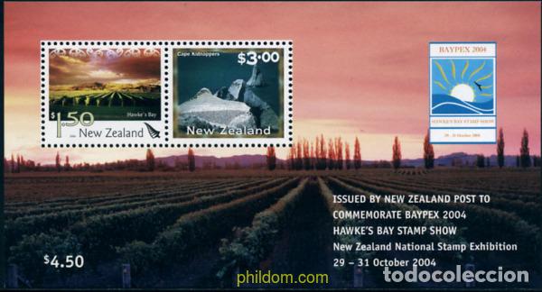 Sellos: 154593 MNH NUEVA ZELANDA 2004 BAYPEX 2004. EXPOSICION FILATELICA NACIONAL