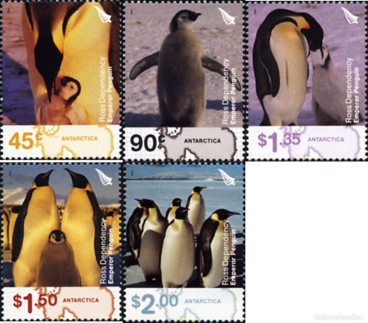 Sellos: 154597 MNH NUEVA ZELANDA. Dependencia Ross 2004 PINGUINO EMPERADOR