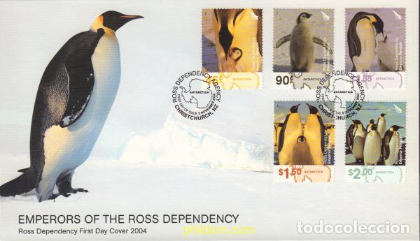 Sellos: 370078 MNH NUEVA ZELANDA. Dependencia Ross 2004 PINGUINO EMPERADOR