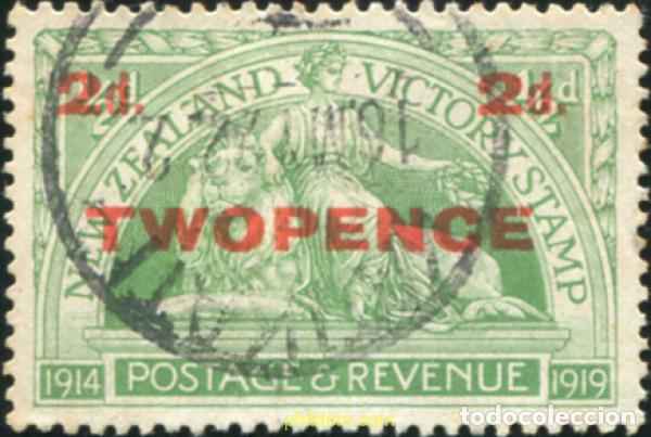 Sellos: 781141 USED NUEVA ZELANDA 1922 SELLOS DE 1919 SOBRECARGADOS