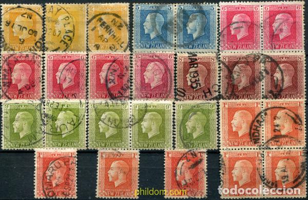 Sellos: 781077 USED NUEVA ZELANDA 1915 REY GEORGE V