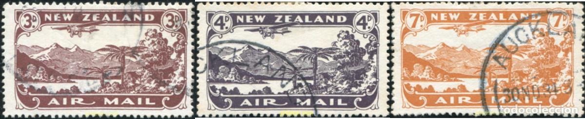 Sellos: 781173 USED NUEVA ZELANDA 1931 CORREO AEREO