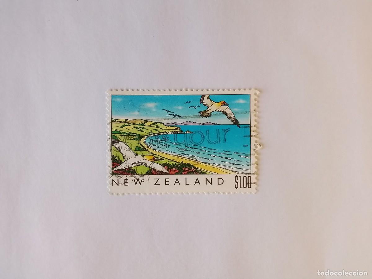 Sellos: A&Ntilde;O 1989 NUEVA ZELANDA SELLO USADO