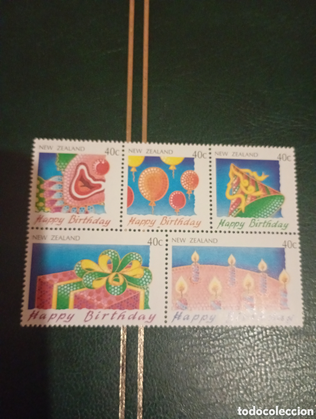 Sellos: Nueva Zelanda 1991 felicitaciones