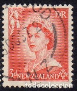 Briefmarken: Nueva Zelanda. Isabel II. 1954. YT-331. Usado.