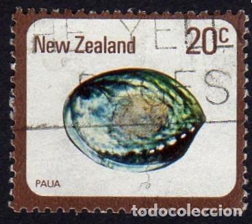 Sellos: Nueva Zelanda. Fauna. Concha Maria. 1978. YT-730. Usado.