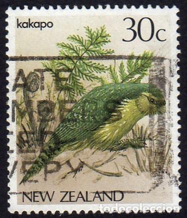 Sellos: Nueva Zelanda. Fauna. Kakapo. 1986. YT-924. Usado.