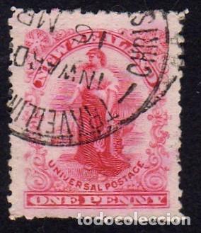 Sellos: Nueva Zelanda. Zealandia. 1901. YT-94. Usado.