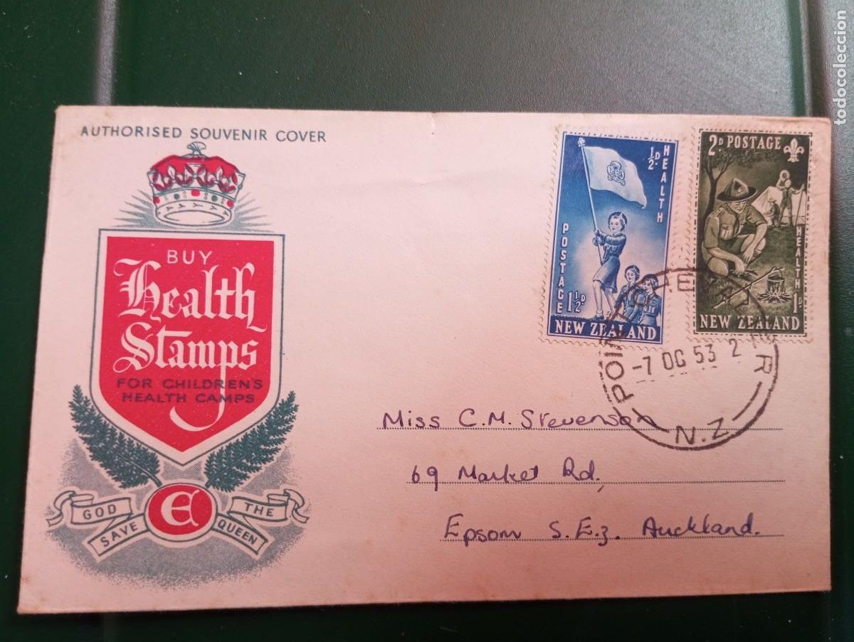 Sellos: NUEVA ZELANDA, 1953, SPD BOY SCOUTS