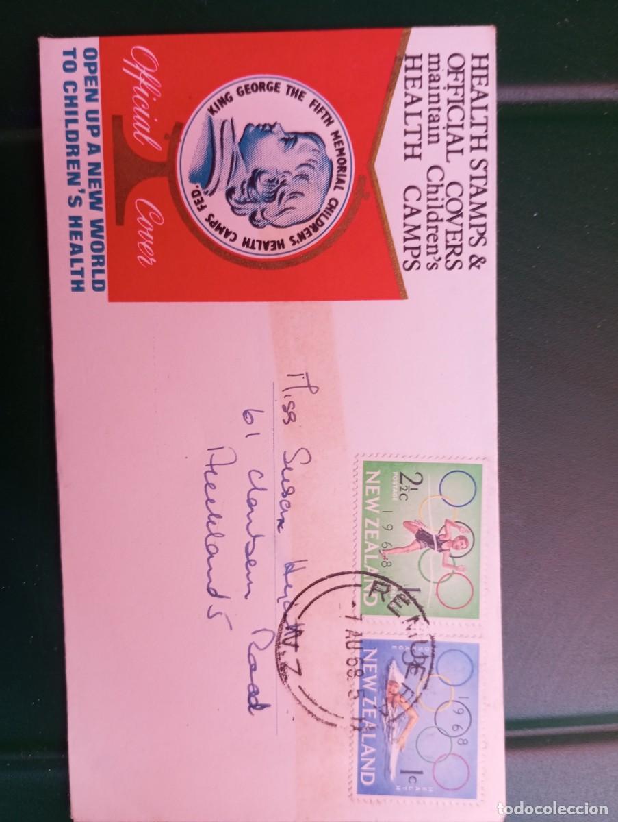Sellos: NUEVA ZELANDA, 1968, SPD OLIMPIADAS