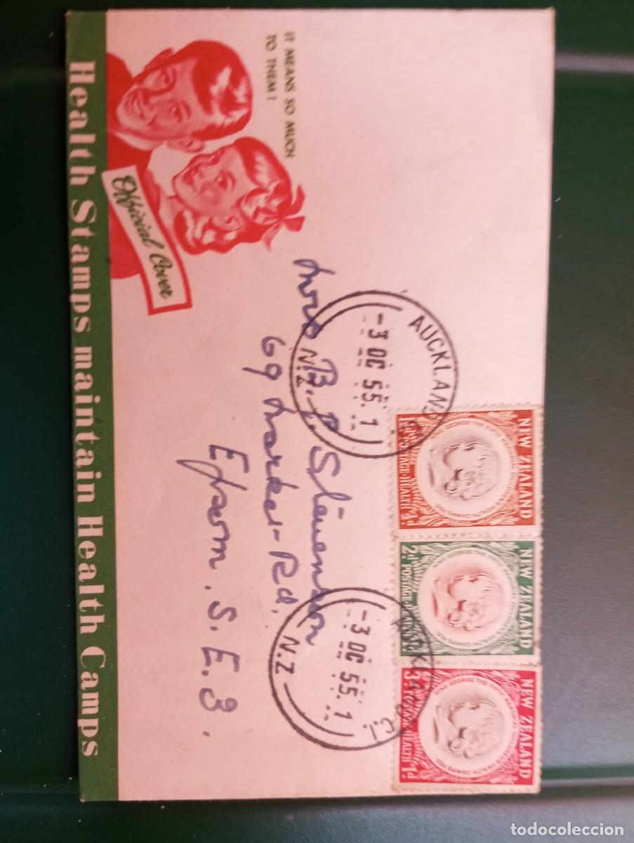 Sellos: NUEVA ZELANDA, 1955, SPD, D&Iacute;A DEL NI&Ntilde;O