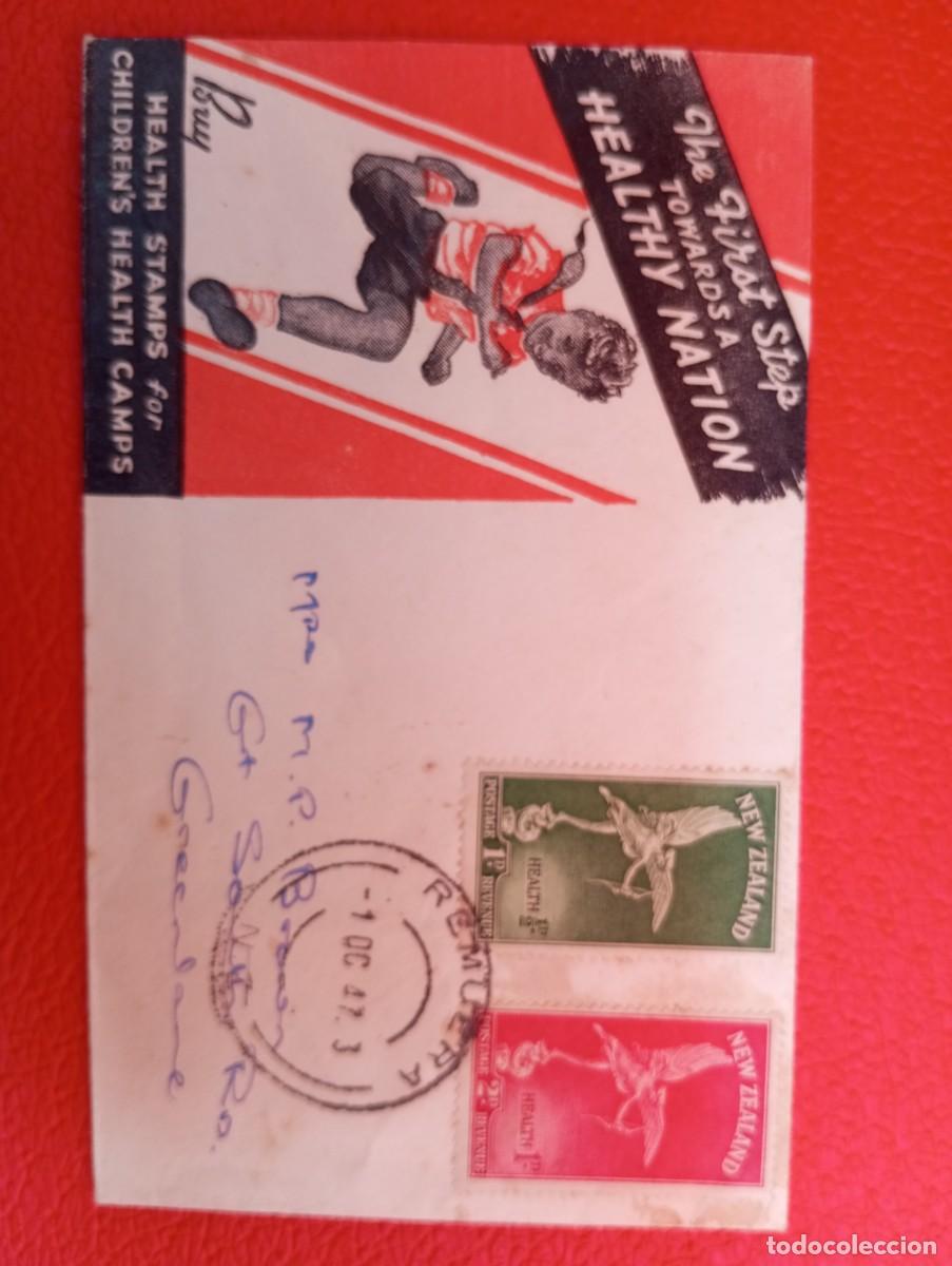 Sellos: NUEVA ZELANDA, , SPD , 1947