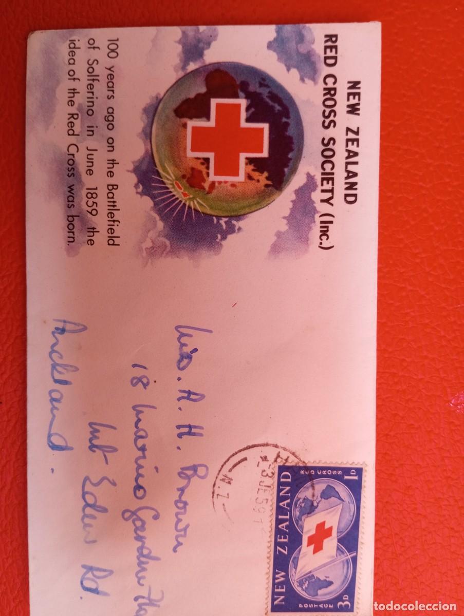 Sellos: NUEVA ZELANDA, , SPD , 1959, CRUZ ROJA