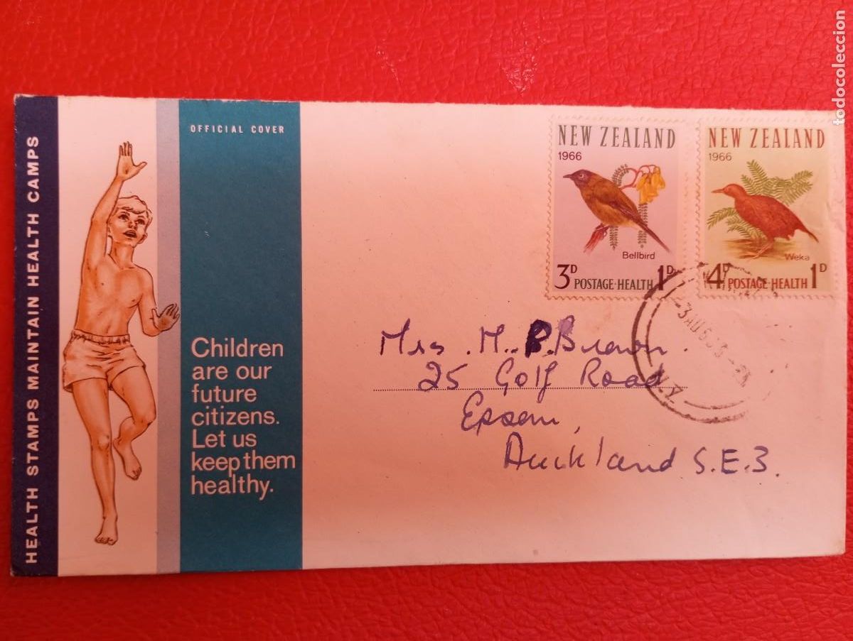 Sellos: NUEVA ZELANDA, , SPD , 1963, FAUNA, AVES