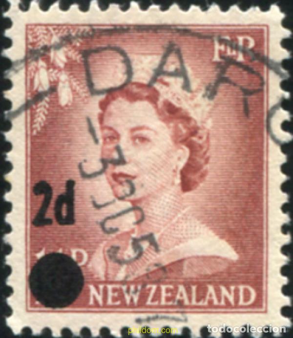 Sellos: 781463 USED NUEVA ZELANDA 1958 BASICA