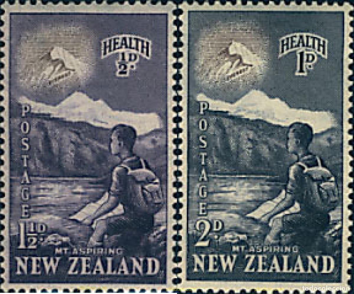 Sellos: 44623 MNH NUEVA ZELANDA 1954 ALPINISMO