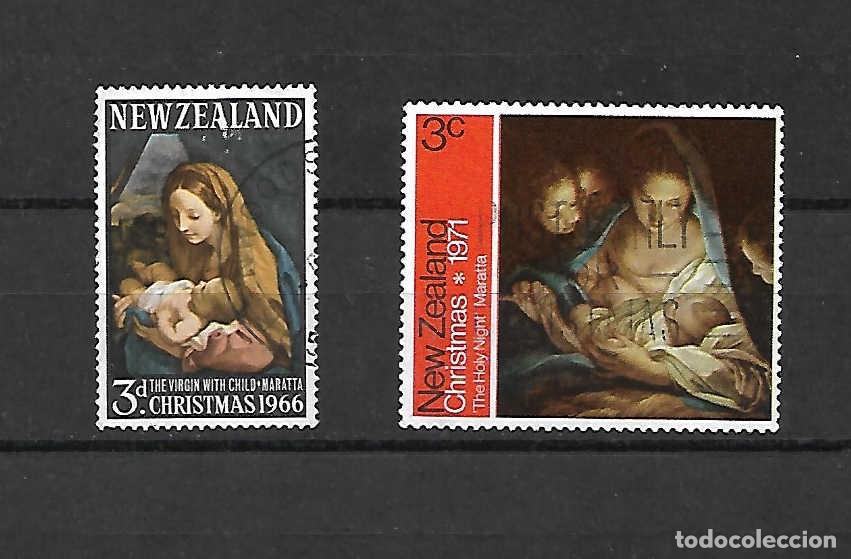 Sellos: lote 2 sellos de NAVIDAD de Nueva Zelanda, sellos a&ntilde;os 1966/71