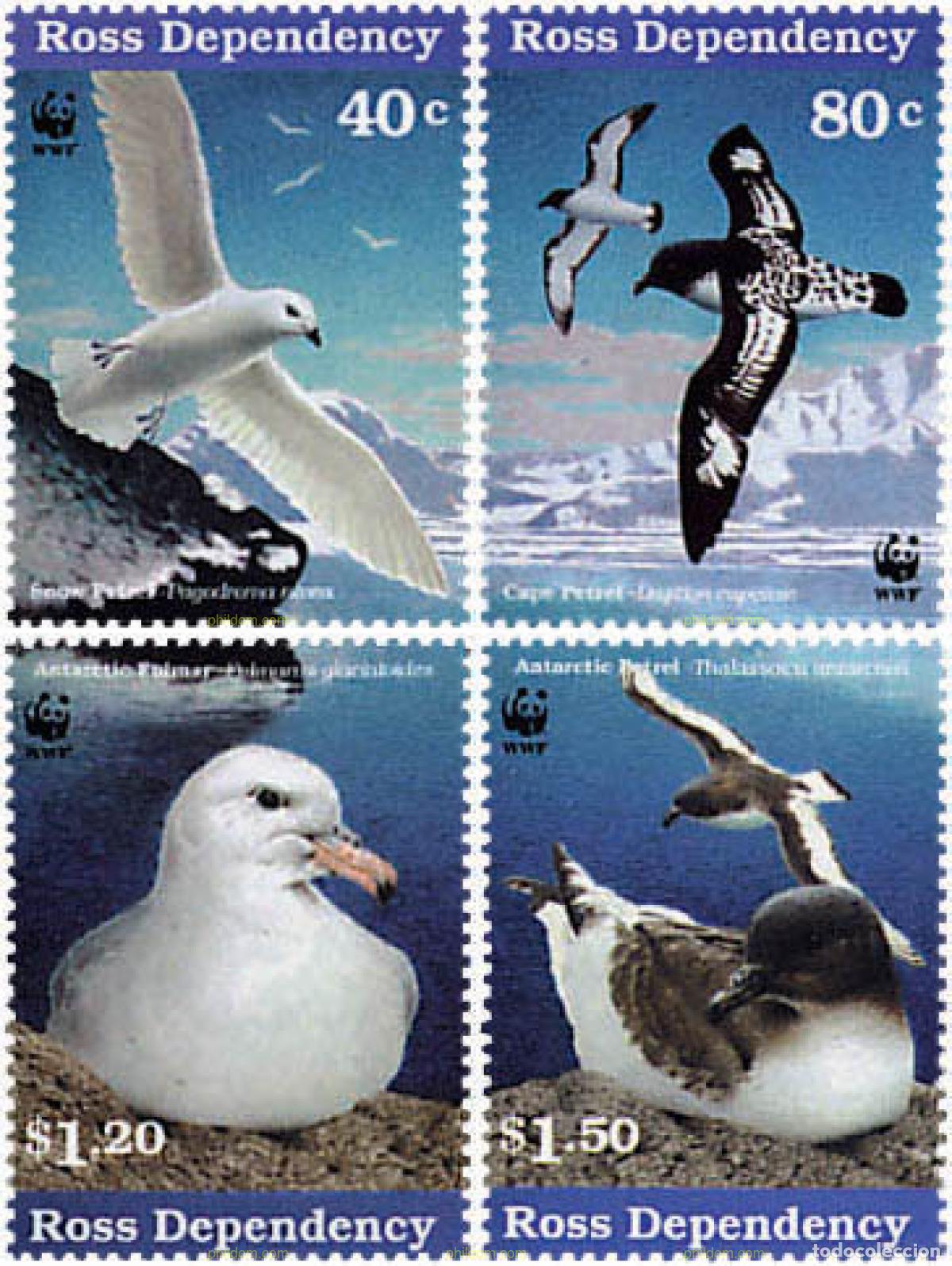 Sellos: 75109 MNH NUEVA ZELANDA. Dependencia Ross 1997 AVES MARINAS