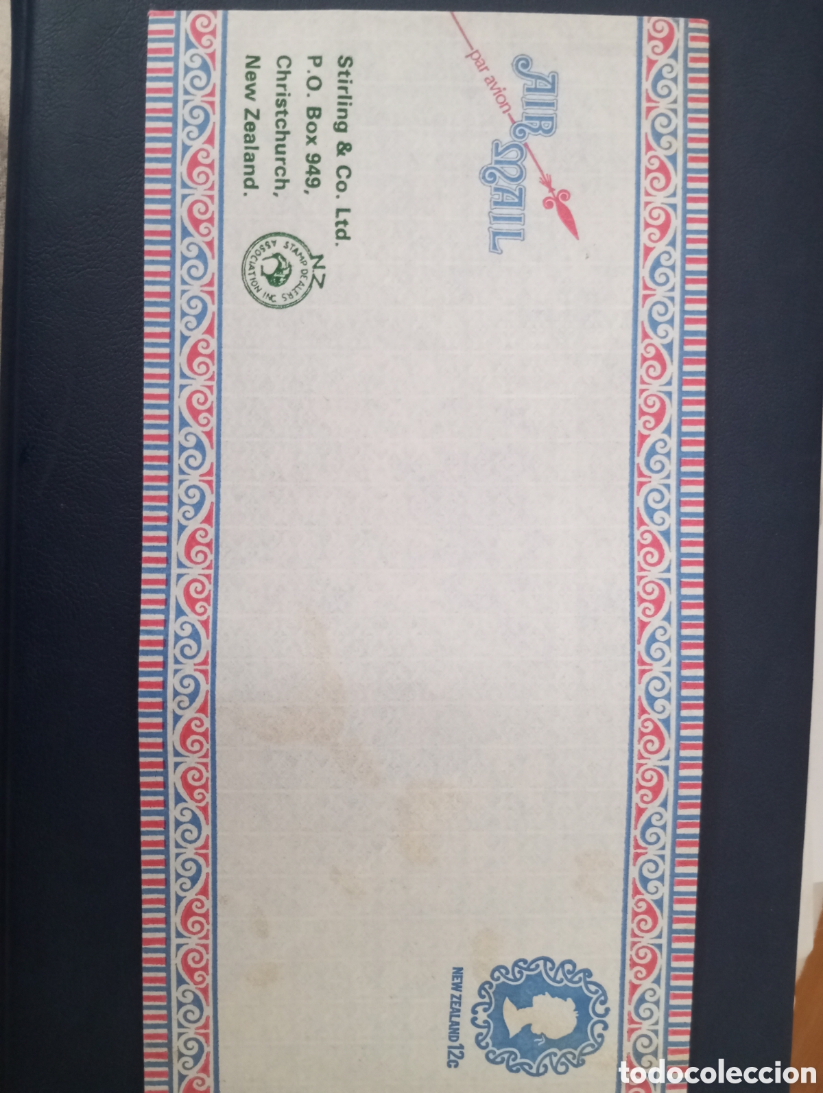 Sellos: NUEVA ZELANDA, SOBRE ENTERO POSTAL
