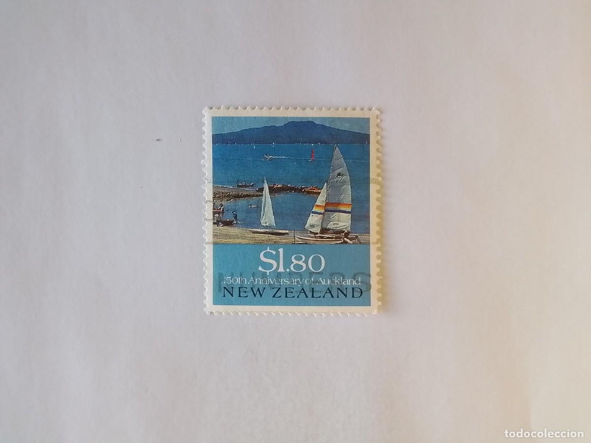 Sellos: A&Ntilde;O 1990 NUEVA ZELANDA SELLO USADO