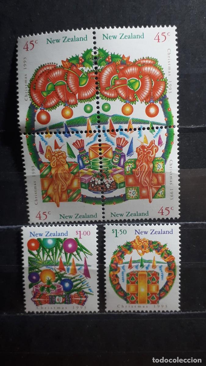 Sellos: NAVIDAD. NUEVA ZELANDA. A&Ntilde;O 1993. **. YVERT 1241/6