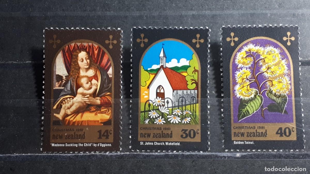 Sellos: NAVIDAD. NUEVA ZELANDA. A&Ntilde;O 1981. **. YVERT 801/3